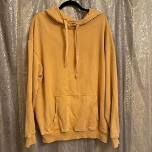 Aerie OFFLINE Oversized Golden Yellow Hoodie Sweatshirt Small
